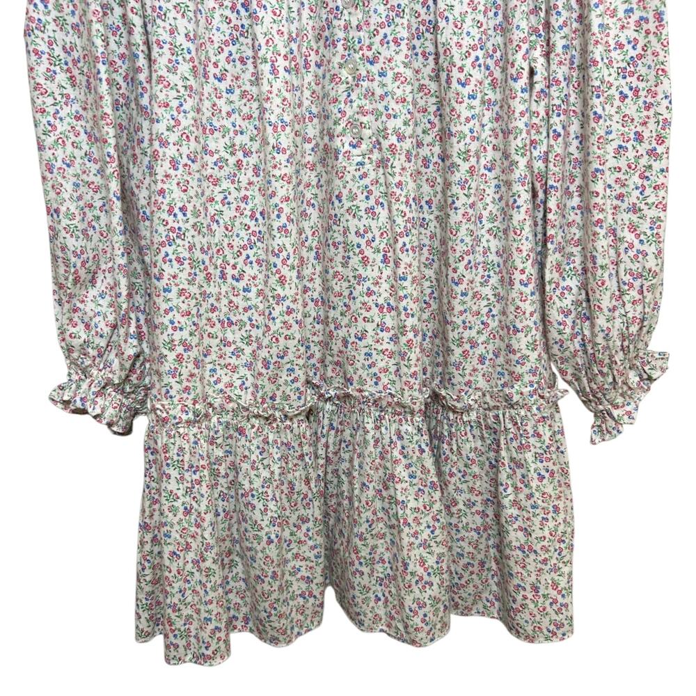 Doen Women’s 'Caton' Morning Glory Floral Mini Nightgown White Est X-Small Small - Picture 6 of 13